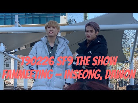 KOREA VLOG | 190226 SF9 The Show Mini Fanmeeting