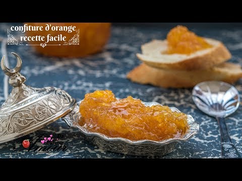 confiture d'oranges facile et simple recette pour tartine au goûter par Soulef Amour de Cuisine