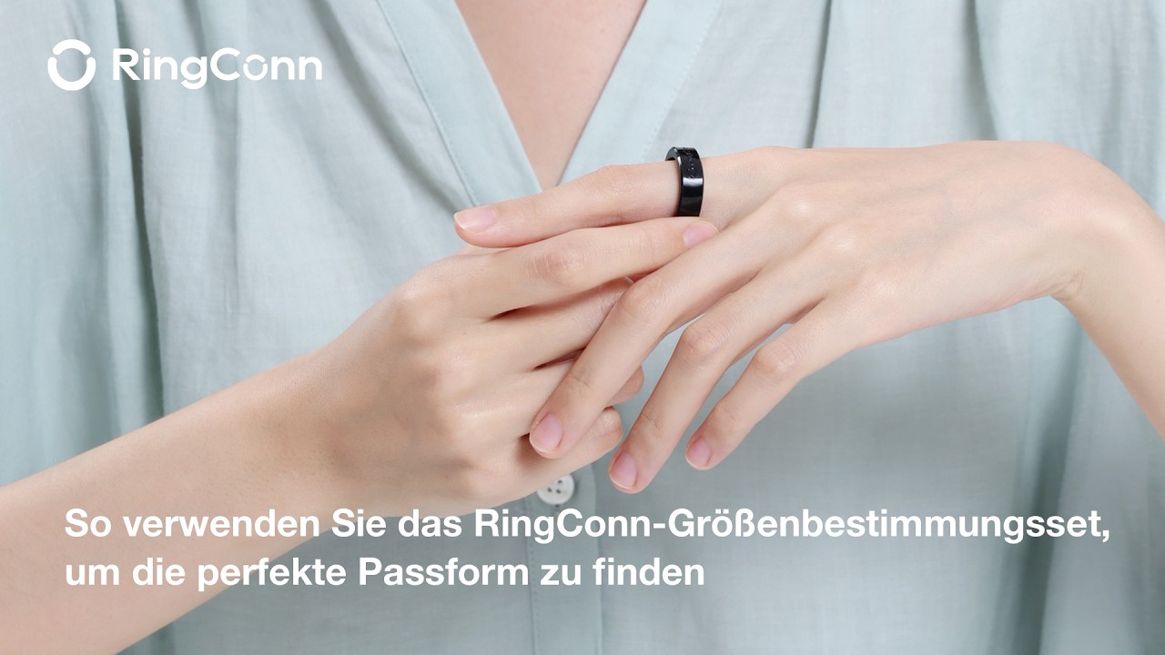 RingConn Smart Ring Gen 3 Sizing Kit Weiss/Schwarz