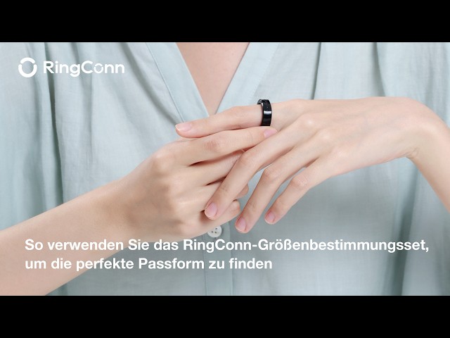 Video Teaser für RingConn Gen 3 Smart Ring: So bestimmst du die richtige Grösse