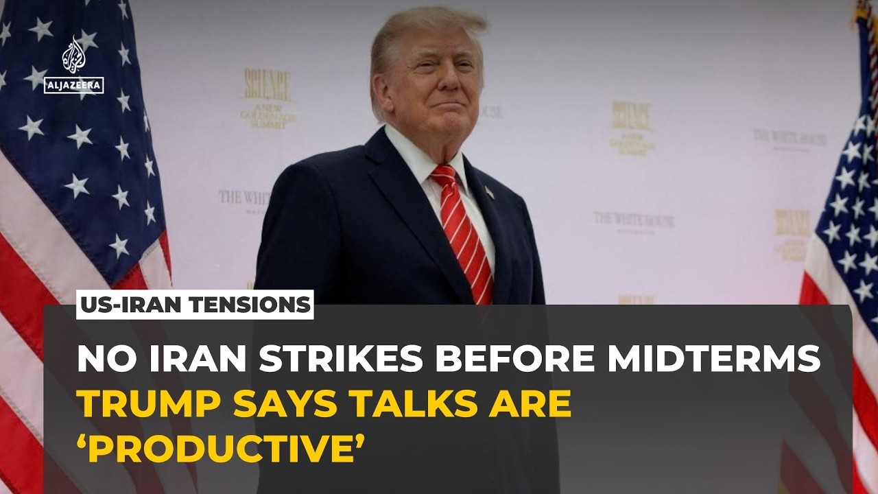 Trump says he won’t attack Iran before the US midterm elections