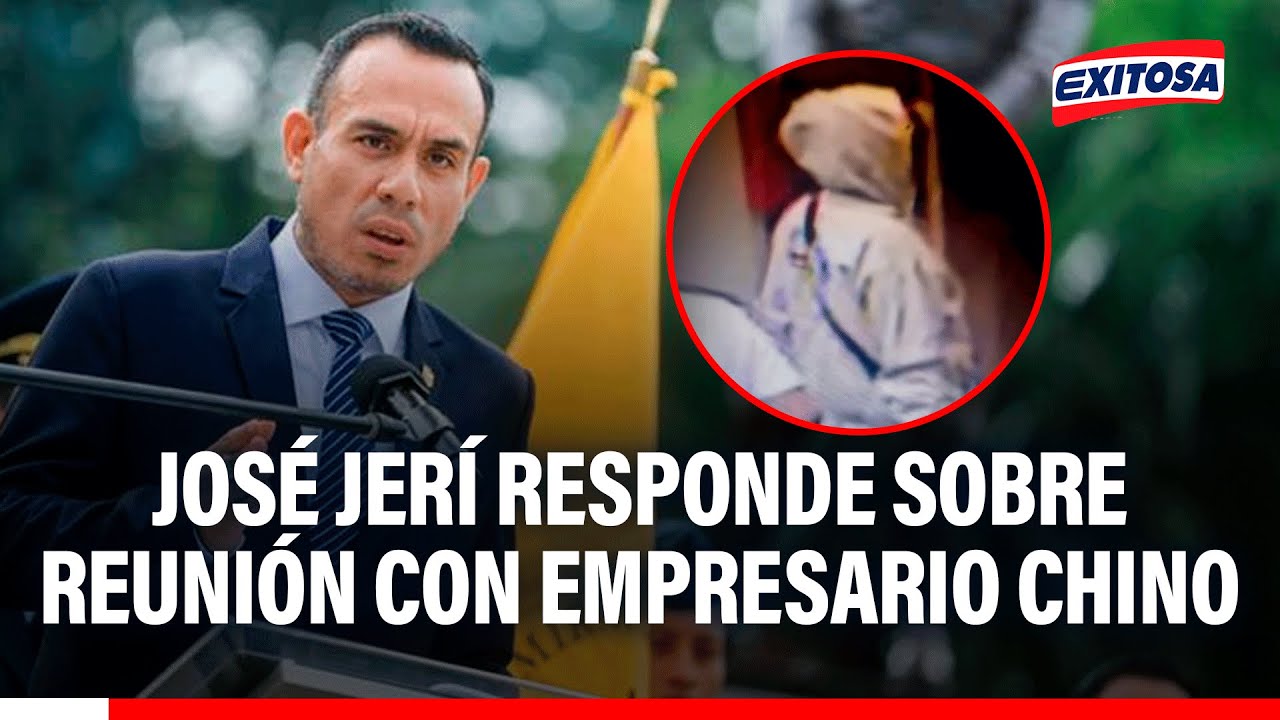 🔴🔵 José Jerí sobre su reunión con empresario chino: "Admito mi error y pido las disculpas públicas"
