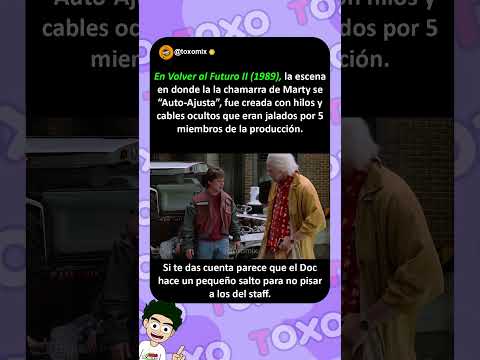 Así hicieron la escena de la Chamarra en Volver al Futuro II #curiosidades