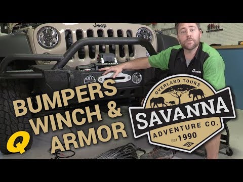 Project JK: Savanna - Front & Rear Bumper, Tire Carrier, Winch and Side Armor Install