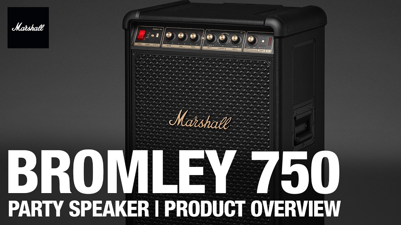 video Loa Bluetooth Marshall Bromley 750 Chính Hãng 0