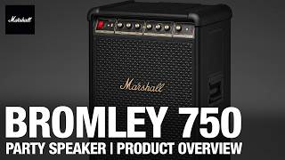 Video thumbnail for Bromley 750 Party Speaker | Product Overview | Marshall Support by Marshall Support