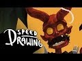 Speed Drawing: Young Hellboy 