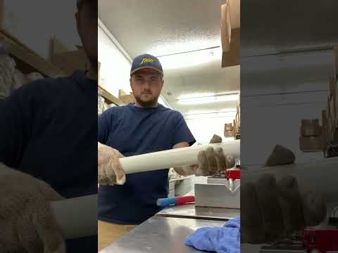 Sweeping 90-Degree Bend in 2" PVC Pipe #pvc