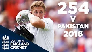 Joe Roots Highest Ever Score of 254 v Pakistan 201