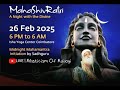 Mahashivratri 2025 26 Feb 6pm 6am Mysticism Of Adiyogi