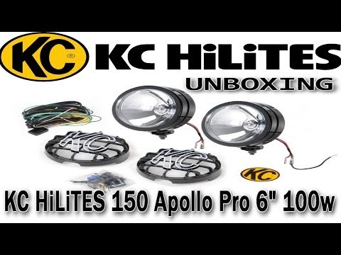 Unboxing: KC HiLiTES 150 Apollo Pro 6" 100w Lights