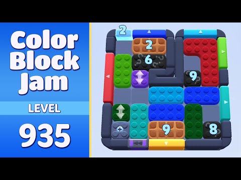 Color Block Jam Level 935 (936) | Every Puzzle Solved! 🎯