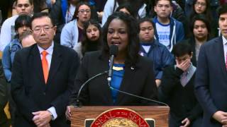 Michelle King, Supt. of LAUSD, at College Ready Press Conference in Support of SB 1050
