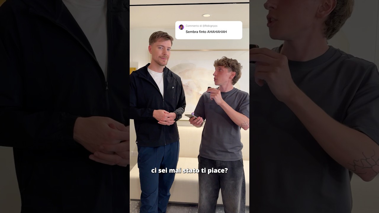 Insegno a Mr Beast a Parlare Italiano 🇮🇹