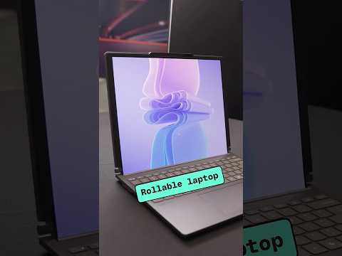 This is the new rollable laptop, the Lenovo ThinkBook Plus Gen 6 Rollable.