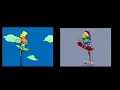 The Simpsons Intro Comparasion Original Intro And Christmas Intro