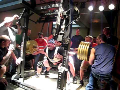 Chuck Vogelpohl 1110 World Record squat @ 242