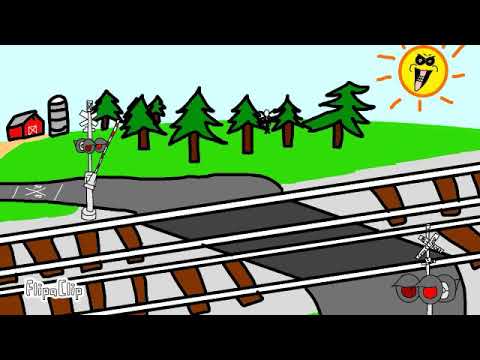 Amtrak Maple leaf meets CSX power move at Farmland rd Animation