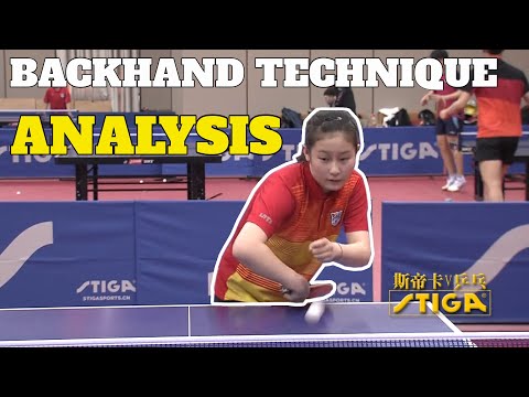 Amazing Backhand Technique Of 12 Years Old Cute Chinese Girl | MLFM Table Tennis Analysis