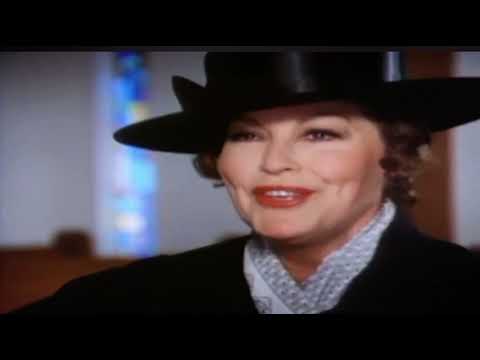 Ava Gardner as Ruth Galveston arrives in Knots Landing to surprise Greg 1985