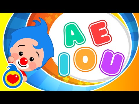 Impariamo le Vocali ♫ A-E-I-O-U ♫ Imparare Giocando 🤍 Plim Plim - Un Eroe del Cuore