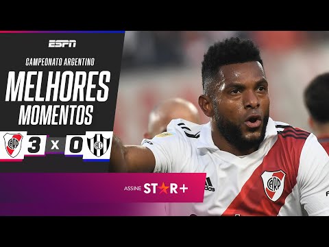 BORJA BRILHA E RIVER PLATE ATROPELA CENTRAL CORDOBA | Melhores Momentos