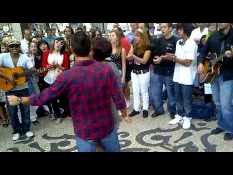 Operação Triunfo - Denisa e Rui Drummond no casting de Lisboa