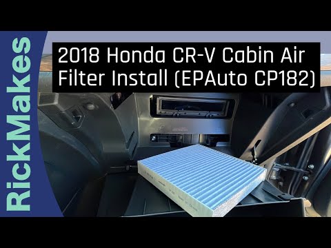 2018 Honda CR-V Cabin Air Filter Install (EPAuto CP182)