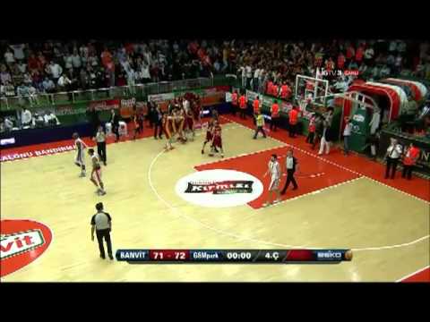 Banvit 71-72 Galatasaray Medical Park | Ender Arslan Son Saniye Üçlüğü