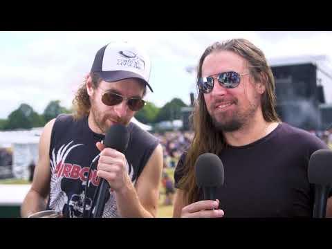 Airbourne Interview: Touring And Drinking Dragon’s Blood (Ramblin' Man Fair 2019)