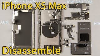 iPhone XS Max Disassembly and back housing replacement