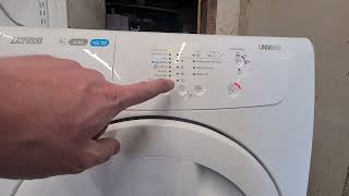 zanussi lino300 dryer model number zdc8202p putting in test mode and error code reading