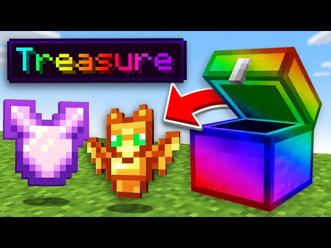 I Added CUSTOM TREASURE to Minecraft!