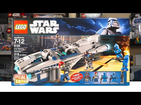 LEGO Star Wars 8128 CAD BANE'S SPEEDER Review! (2010)
