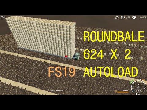 FarmingSimulator 19 624x2 round bale autoload