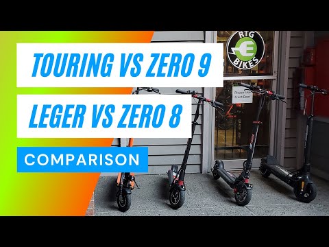 Speedway Leger vs Emove Touring vs Zero 9 vs Zero 8 - (2021) A Big Guy Electric Scooter Review 4K
