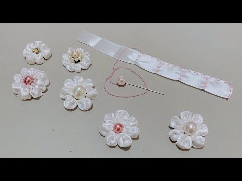 DIY Ribbon Flowers - How To Make Ribbon Flowers - Amazing Ribbon Flower Trick