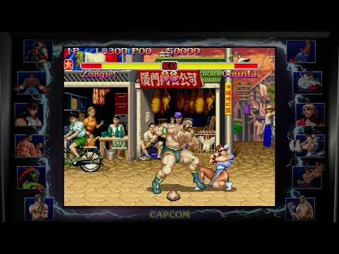 Super Street Fighter 2: The New Challengers 1993 - Zangief vs Chun-Li - No Commentary