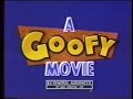A Goofy Movie Commercial 1995