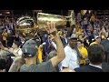 Warriors Reflect Before the Parade - YouTube