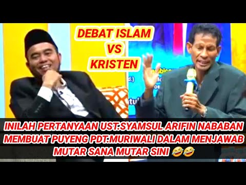 Inilah Pertanyaan Ust.Syamsul Arifin Nababan Bikin Panik Pendeta Muriwali Untuk Menjawab