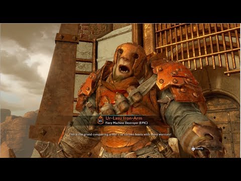 Top 5 Machine Tribe Overlord Speeches - Shadow of War