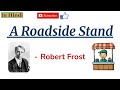 A Roadside Stand by Robert Frost - Summary and Line by Line Explanation in Hindi