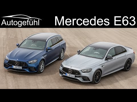 new Mercedes E63 AMG facelift 2021 Mercedes-AMG E 63 S Estate vs sedan PREVIEW