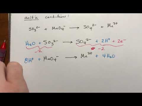 Balancing Redox Reactions-Acidic Conditions