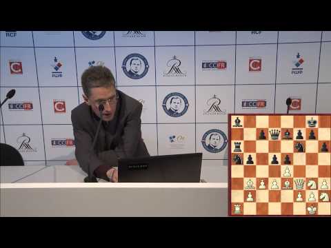 Michael Adams speaking about his win against Peter Svidler