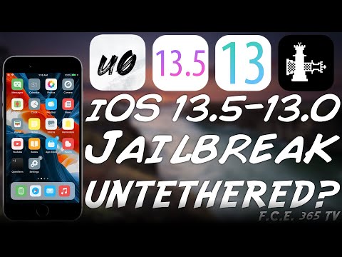 iOS 13.5 / 13.4.1 - 13.0 Can We Make UNC0VER / CheckRa1n JAILBREAK UNTETHERED? [No PC / Persistent]