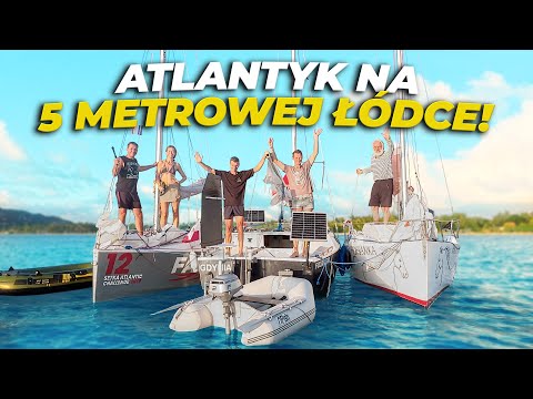 Przepłynęli Atlantyk SAMOTNIE na 5 metrowych łódkach!