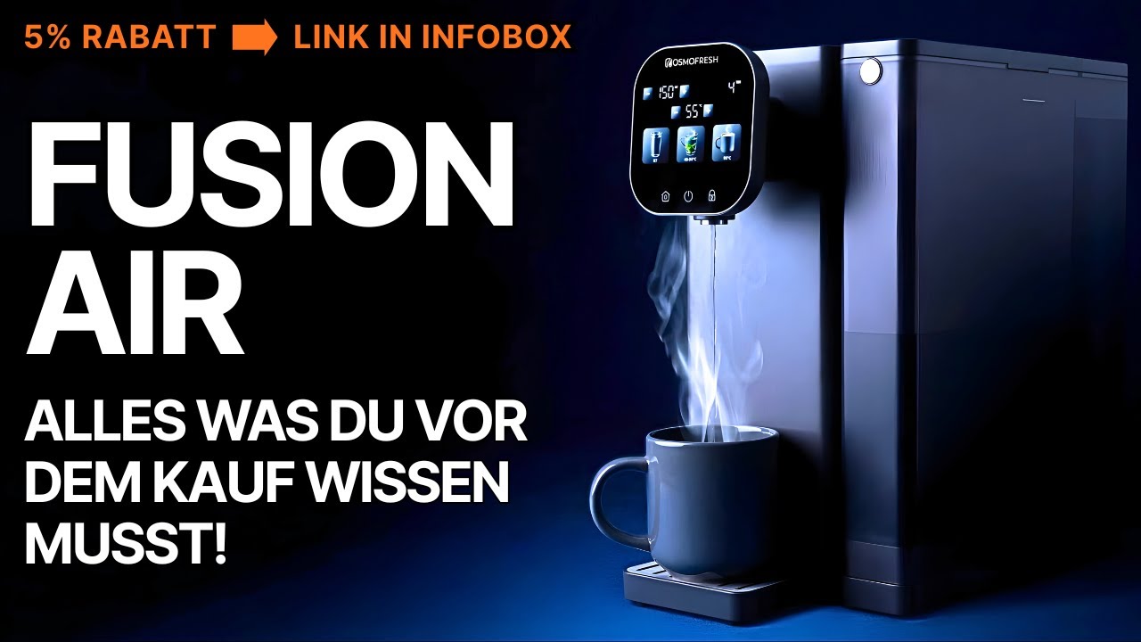 Fusion Air – Alles was du vor dem Kauf wissen musst | OsmoFresh Erfahrung & Test - Benedikt Keck Longevity Video (11:04)