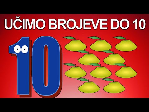 Učimo brojeve do 10 - brojevi za djecu -  ucimo brojati - Pepi TV Crtani za decu - ucimo da brojimo